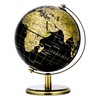 Exerz 14cm Globe Black & Gold Mini Globe Educational Geographical