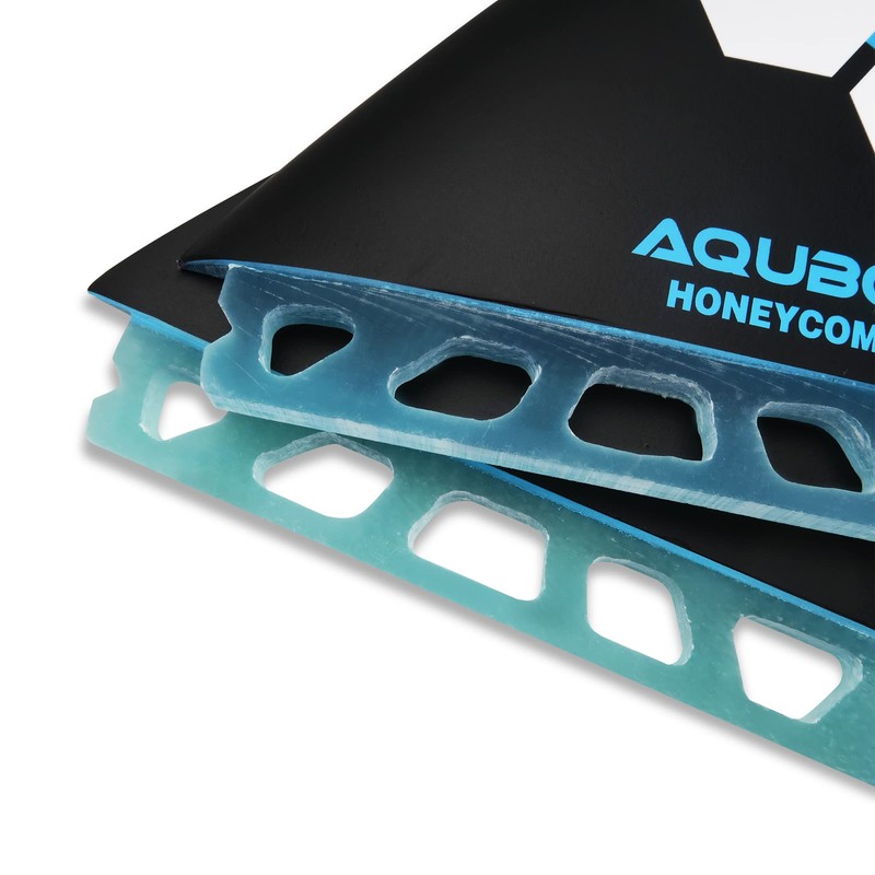 AQUBONA Large (AM2) Fin Sets HONEYCOMB Fiberglass Performance Surfboard Fins