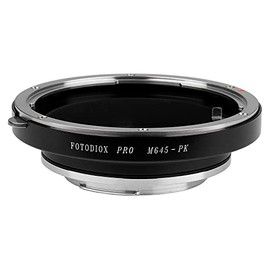Fotodiox Pro Lens Mount Adapter, for Mamiya 645 Lens to Pentax K-Mount (PK) DSLR Cameras