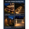 Gardenreet Solid Brass Deck Light, 12V, Bronze, Bulb Not Included,