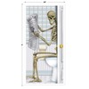 Beistle Skeleton Toilet Cover Party Accessory (1 Count)(1/PKG)