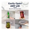 Under Cabinet Can Opener, Universal Lid Opener with Mounting Hardware,