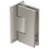 CRL Vienna 037 Series Brushed Nickel Wall Mount Shower Door Hinge with Internal 5 Degree Pin