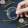 SaPeal 10 Pack 2mm Wire Keychain Cable 6 inch Stainless