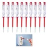 10 Pieces Phase Tester Screwdriver, 100V-500V Voltage Tester Screwdriver, Current