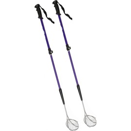 VOS Adjustable Cat Litter Scoop with Extendable Handle (21"–33") – 2 Pack Heavy-Duty Metal Litter Sifter for Easy Cleaning | Back-Saver Design, Lightweight & Durable for All Cat Litter Types