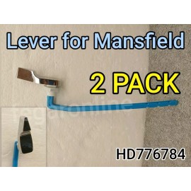 HD Mansfield Chrome Toilet Tank Plastic Lever Replacement For PP836-32 QTY-2