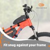 Orange Mud Bicycle Top Tube Bag, Welded, TPU, Black