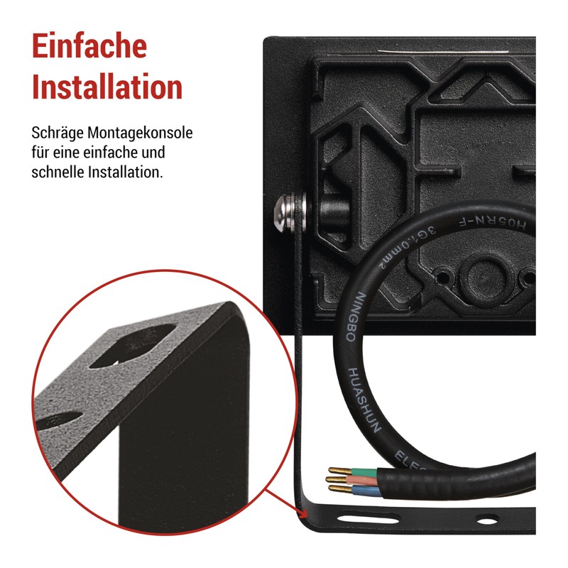 EMOS - Tambo LED spotlight - ultra-thin aluminium floodlight -