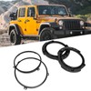 7Inch Round Headlight Mounting Retaining Bracket Ring Set with Headlight