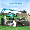 SEESII Brushless Pole Hedge Trimmers: 2-in-1 Cordless Grass Shears &