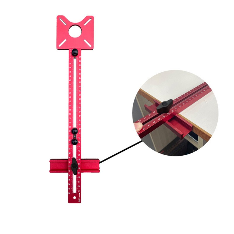 400mm Aluminum Alloy Milling Grooves Bracket with Base Detachable Woodworking