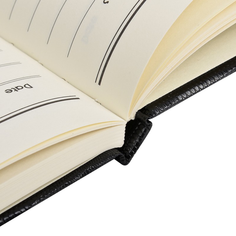 Arpan Deluxe Visitor Book Black for Business/Hotels/Guest Houses/Reception