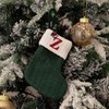 Christmas Stocking – Green A-Z Letter Hanging Christmas Stockings, Christmas