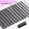 Pawotence Lash Extension Kit DIY 280pcs Individual Lash Clusters Kit