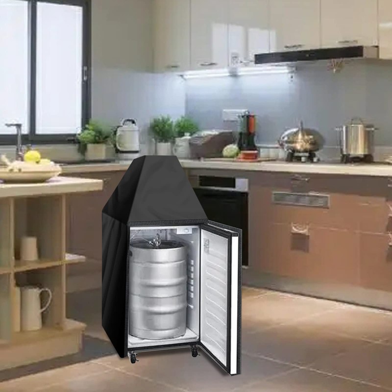 Kegerator Cover Waterproof Dust-proof Keg Beer Cooler Cover 24.5 x