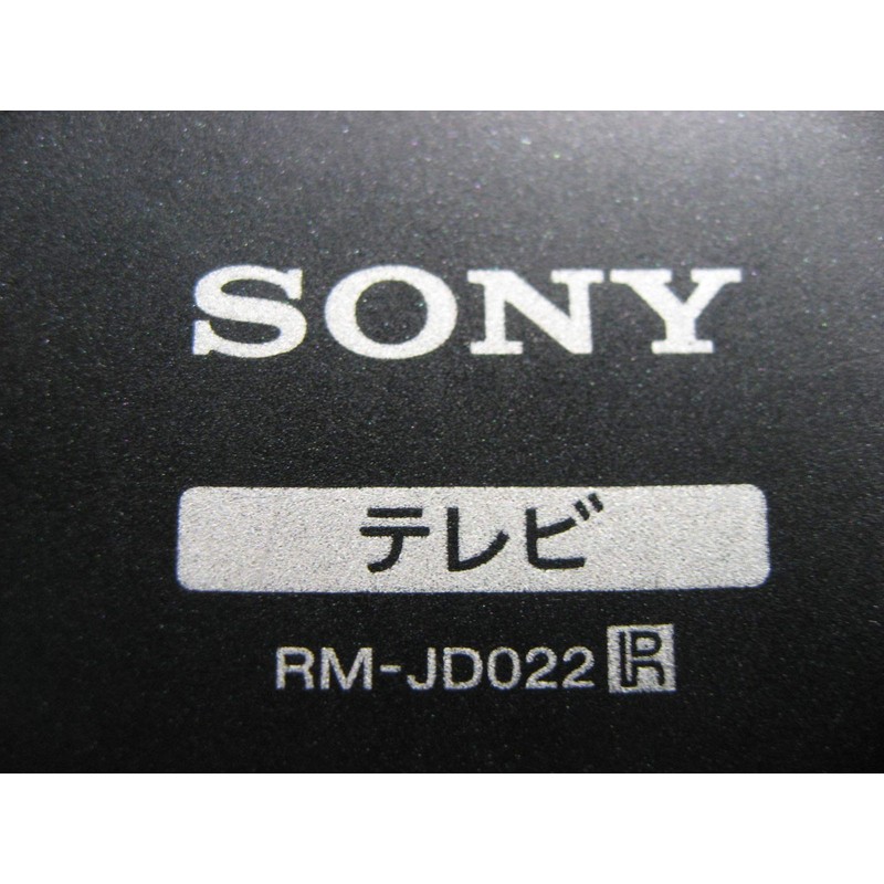 SONY ソニー純正テレビリモコン RM-JD022