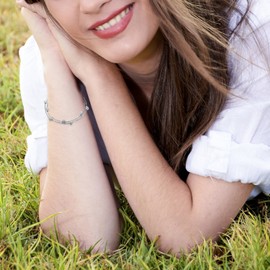 Cupimatch women's bracelet hearts bracelet anklet, double chain bracelet for women girls bangle silver, rose gold, Stainless Steel