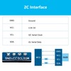 QIQIAZI 0.96 Inch OLED Display I2C Module, 5 Pieces I2C