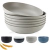 PYRMONT 65oz Wheat Straw Bowls-10 inches Large Salad Bowls Set