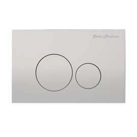 Swiss Madison Well Made Forever Swiss Madison SM-WC001 Dual-Flush Actuator Plate, Matte Chrome