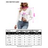 SECRETEYARD Womens Tie Front Cardigan Long Sleeve Rib Knit Shrug