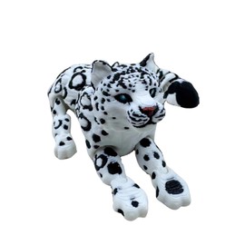 XLTXWD 3D Printed Animals, Snow Leopard, 3D Printed Creature Flexible Animals - 8 Inches Fidget Animal for Desk Décor