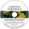 Danish Pastry Tanzania Peaberry Coffee (Single Serve K-Cup Pods) (Gourmet,