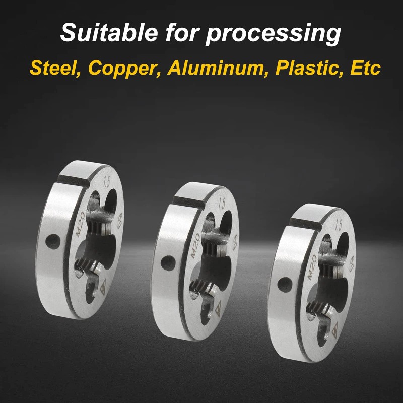 Qjaiune M20 x 1.5 Metric Right Hand Thread Die for