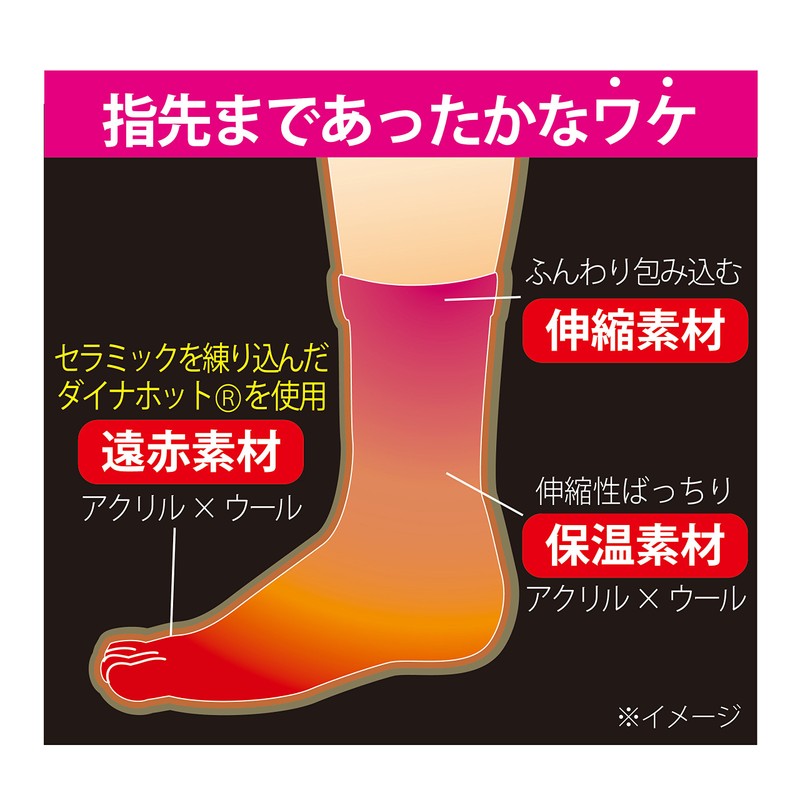 Ciel Socks That Stay Warm To Your Fingertips, Super Value
