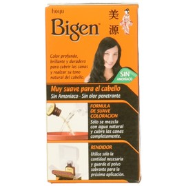 BIGEN Pack de 12 tintes marca bigen polvo tono,"bp negro suave natural 57