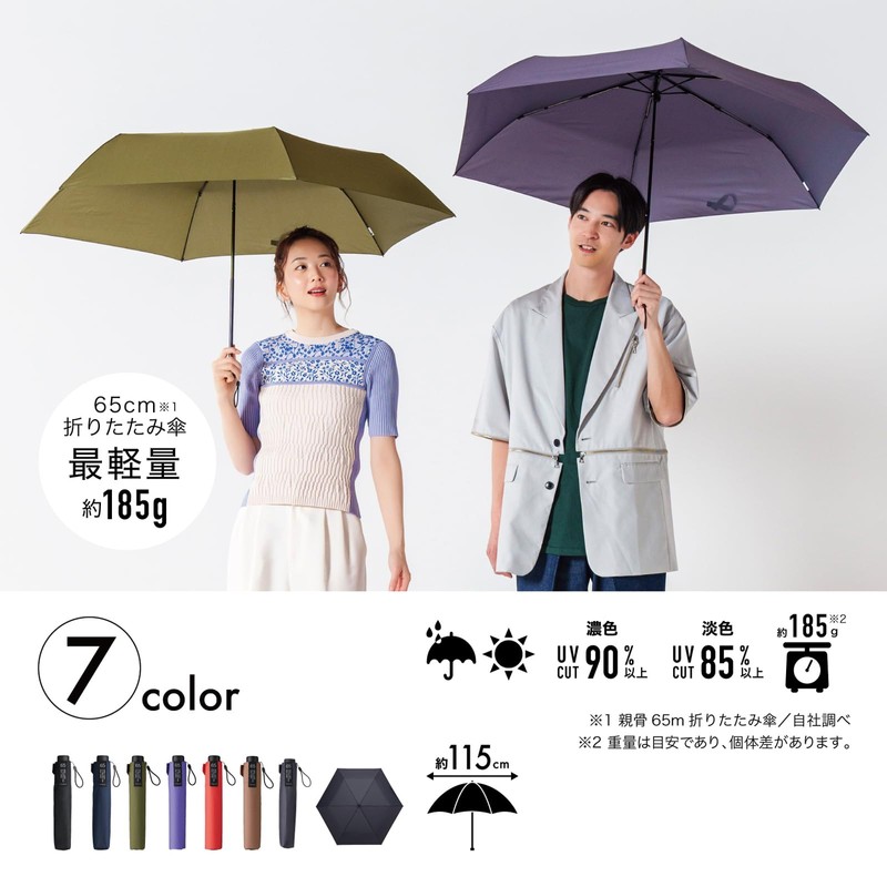 Mabu SMV-41523 Large Umbrella, Foldable, Diameter 115cm, 65cm Main Rib,