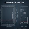 Namunanee Outdoor Electrical Junction Box with High Power Outlet, ABS