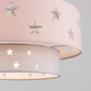 MiniSun Modern Pink & Dark Grey Cut Out Star Design