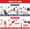 Noxtren 6PCS Wire Twister Tool for Drill with Bit Holder