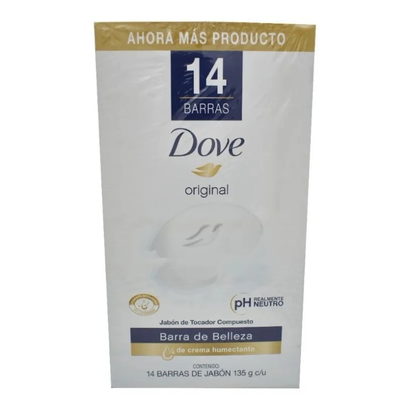 Jabón Corporal Dove Barra Crema Humectante Pzs Full
