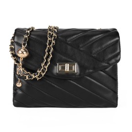 VNFIOEI Women's Small Shoulder Bag Elegant Handbag, black