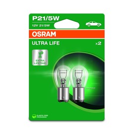OSRAM ULTRA LIFE, P21/5W, Double Blister, (2 lamps), white
