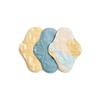 Vimse Washable Sanitary Pads Blue Sprinkle Pack of 3 (Regular)
