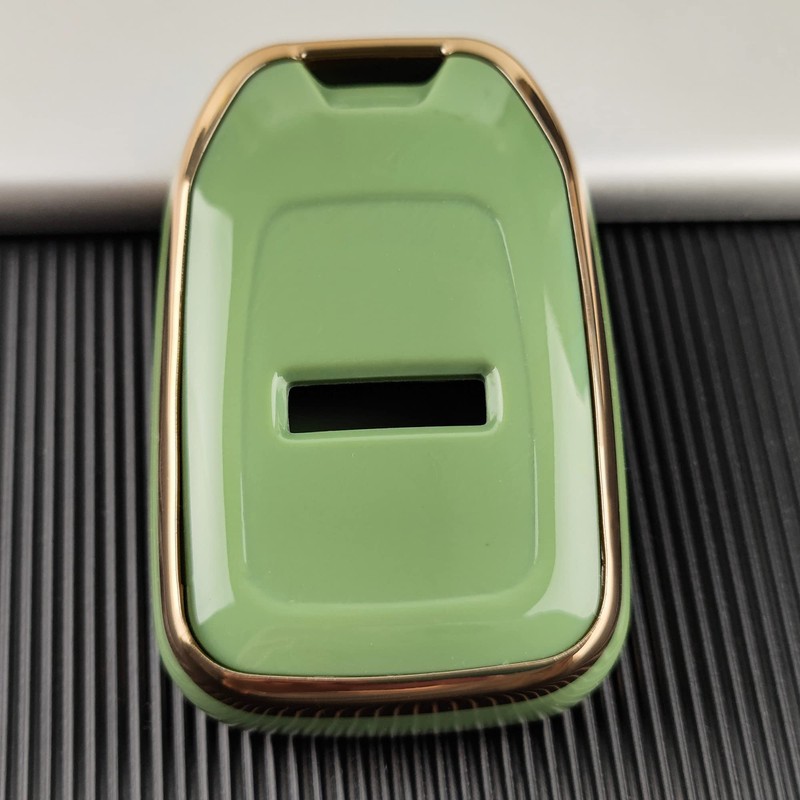 OLLEN 5-Button TPU Key Fob Cover, Fit for GMC Acadia
