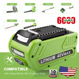 For GreenWorks 40V 8.0Ah For Greenworks 29472 G-MAX 40 Volt Lithium Battery 29462 20202 2901319