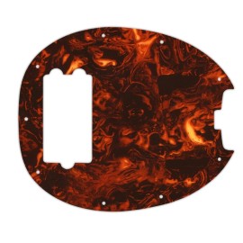 WD Music Man StingRay Classic 4 str Bass pickguard faux tortoise