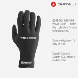 CASTELLI 4522570-010 PERFETTO MAX GLOVE Cycling gloves Men's BLACK Size XL