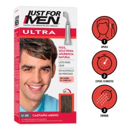 Tinte de Cabello Just For Men Ultra Castaño Medio U30 35g