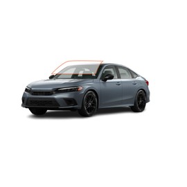 DIY-MotoShield Pro Premium Professional 1.5Mil Precut Carbon Window Tint Film for 2022-2023 Honda Civic 4 Door— (Front Windshield 75%)