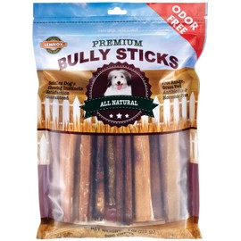 Lennox 6" Bully Sticks for Small & Medium Dogs | Long Lasting, Odorless, Premium All Natural Dog Treat | 100% Free Range, Grass Fed Beef | Rawhide Alternative | Promotes Dental Health - 8 Ounces
