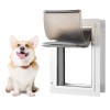 Weatherproof 9.29\" X 13.19\" Metal Frame Doggy Door with Lock