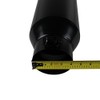 Spec-D Tuning 4"Inlet/6" Outlet Black Stainless Steel Truck Bolt-On Exhaust