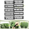 WINSEE Tactical Dog Harness with Dog Leash, Service Working MOLLE