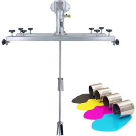 Mezclador neumático de Tanque, agitador de Pintura, agitador de Aire, Herramienta para Mezclar Pintura, hélice Plegable para Mezclar Tinte e hidrosol.